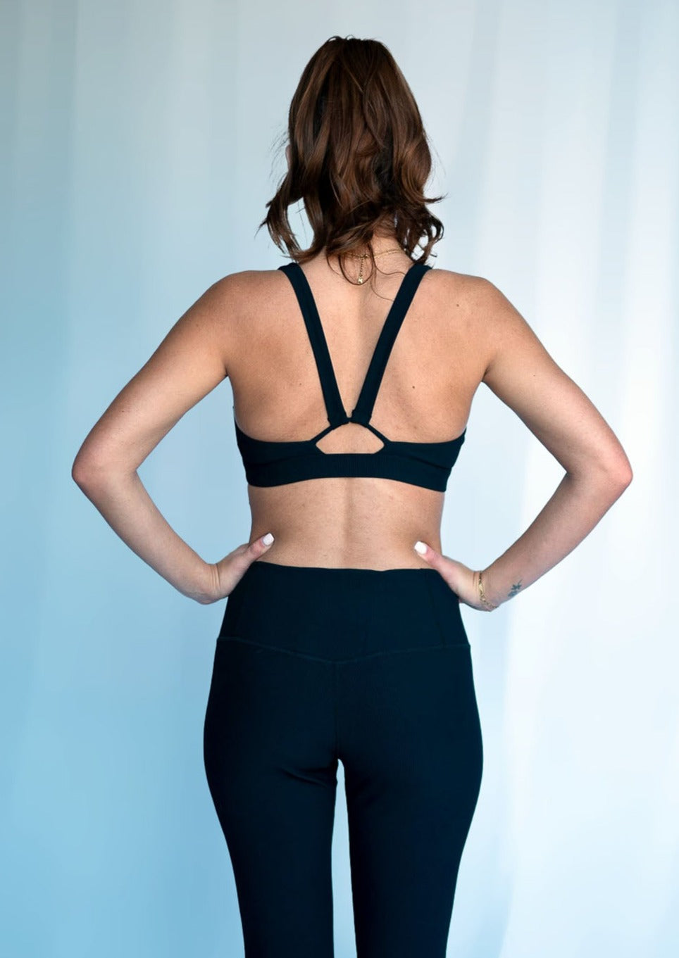 Harper Ribbed Sports Bra #LPC-S-009a